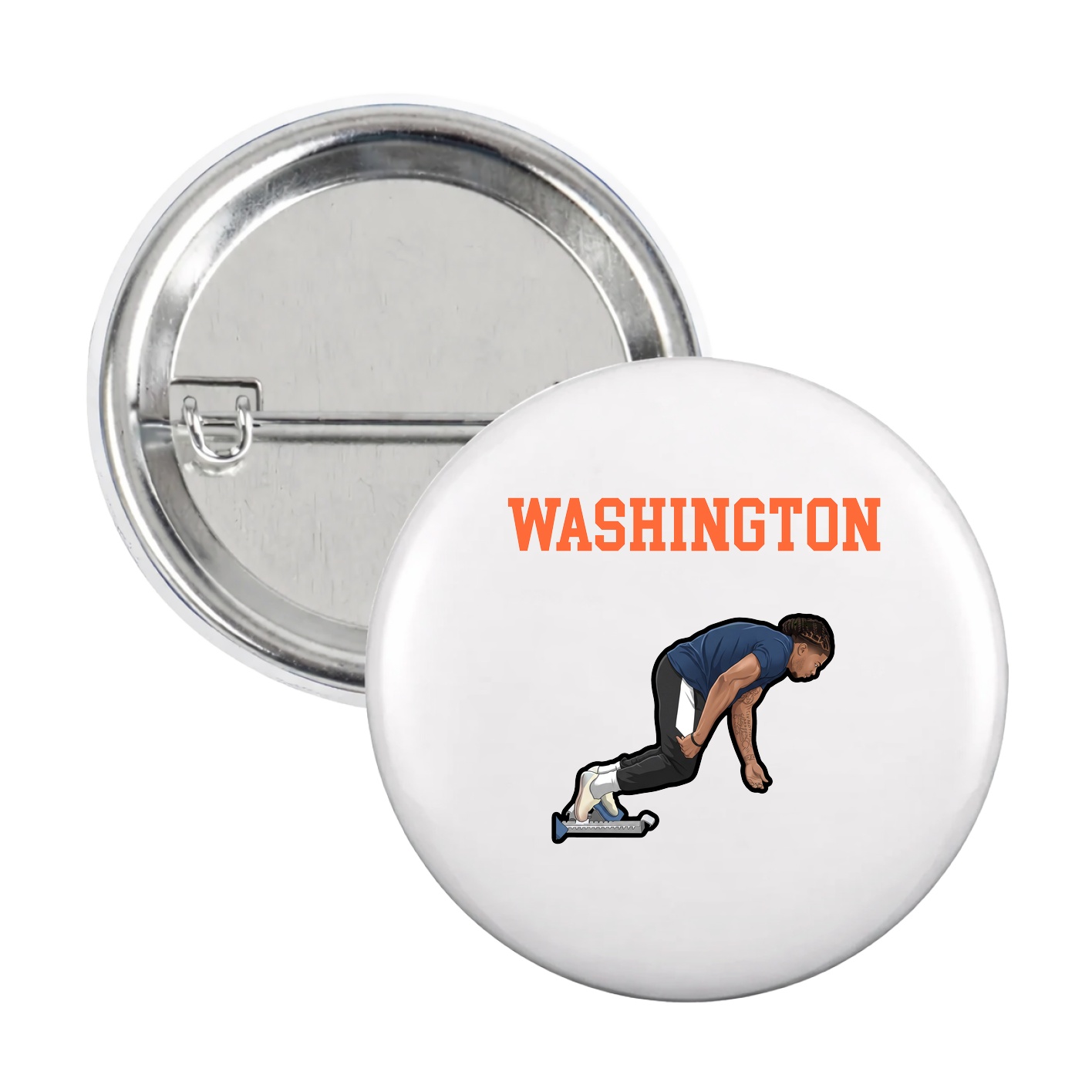 Game Day Button — Shirsey in White