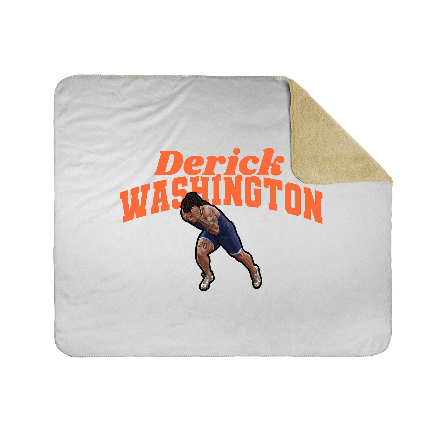 Throw Blanket — Signature Arch in White
