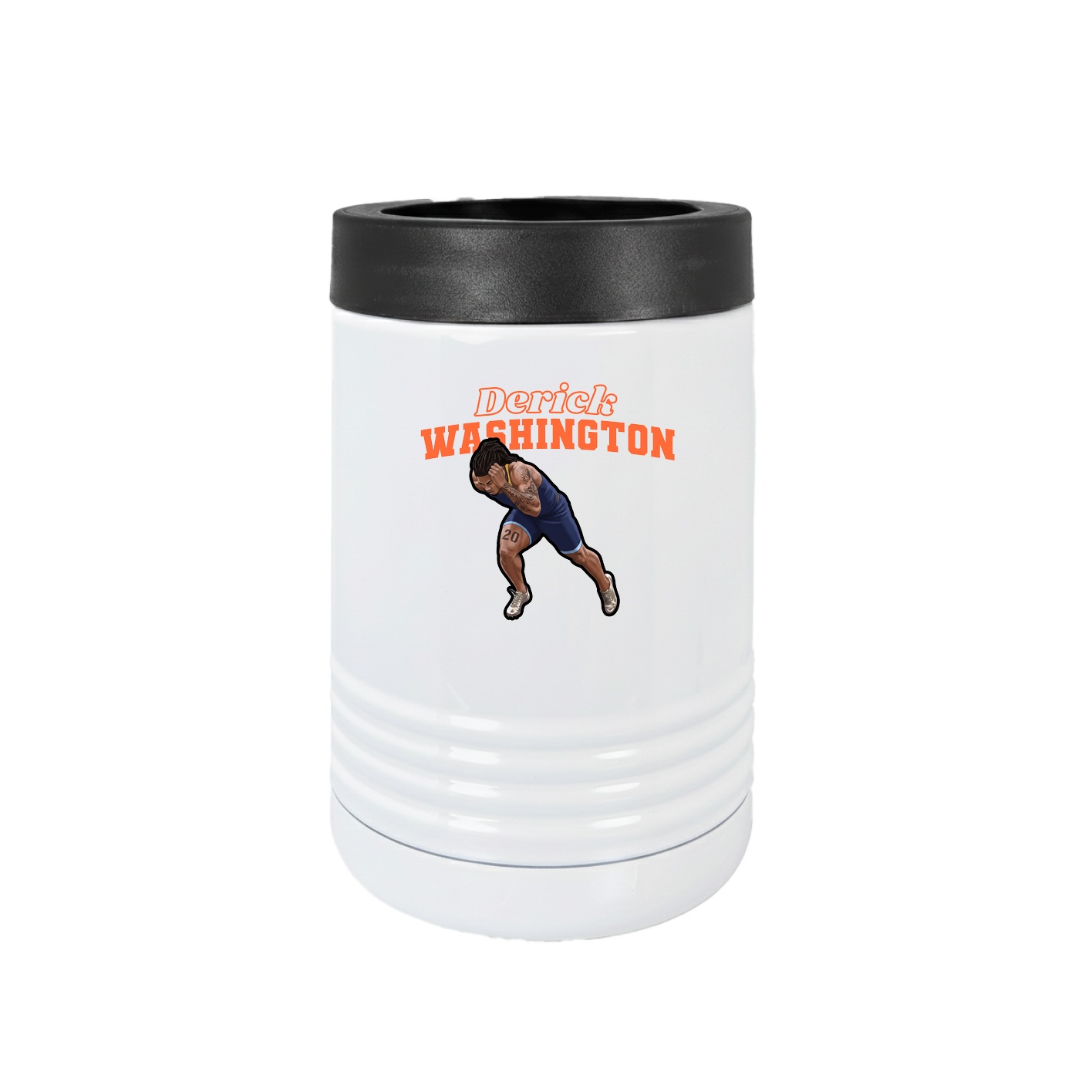 Beverage Holder — Name Arch in White