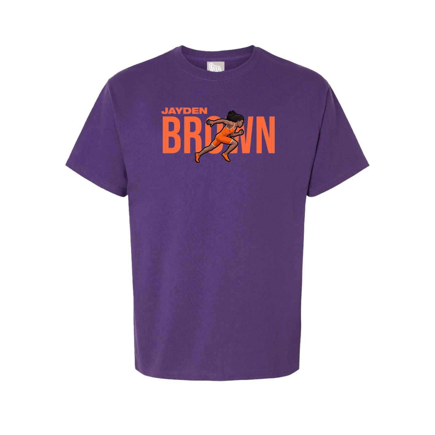 Youth Tee — Player Name in Purple