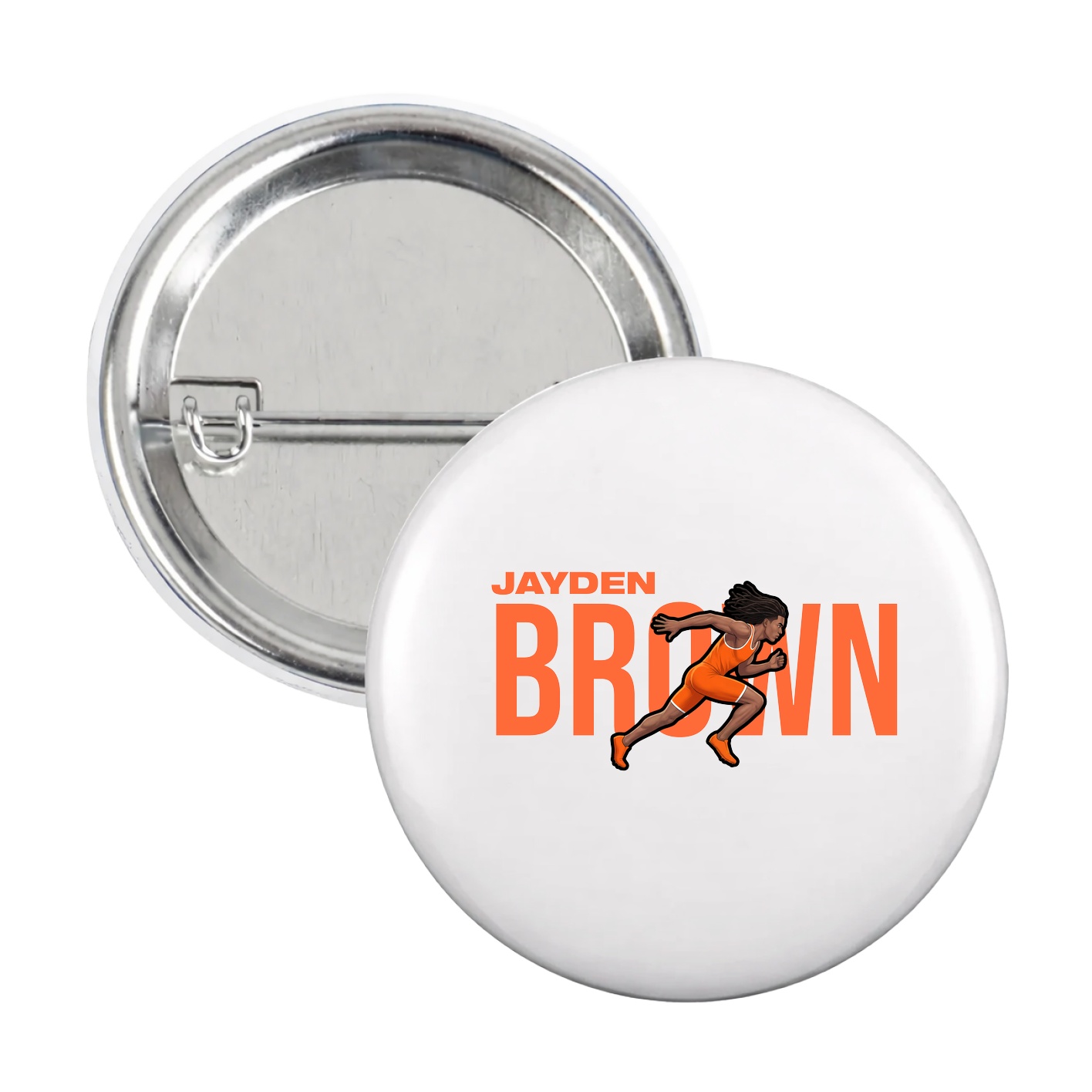Game Day Button — Player Name in White