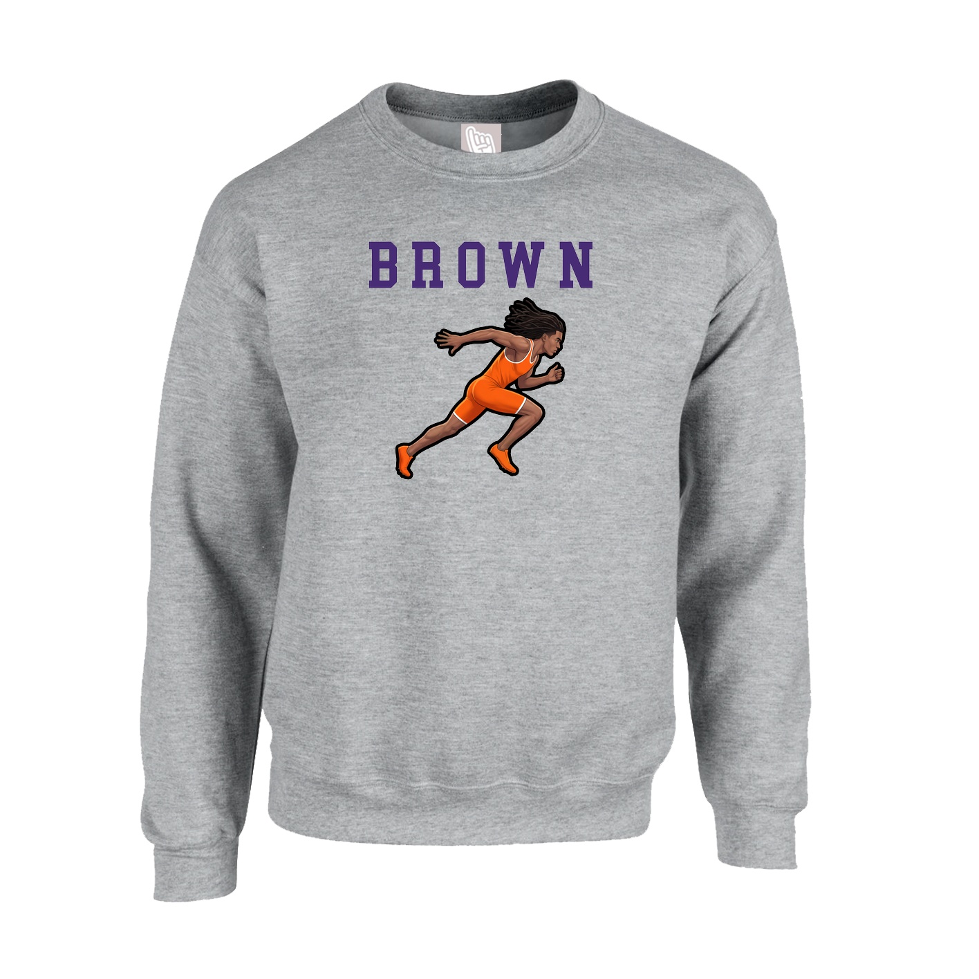 Fleece Crew — Shirsey in Grey