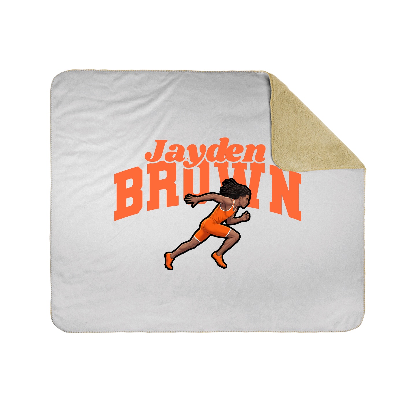 Throw Blanket — Signature Arch in White
