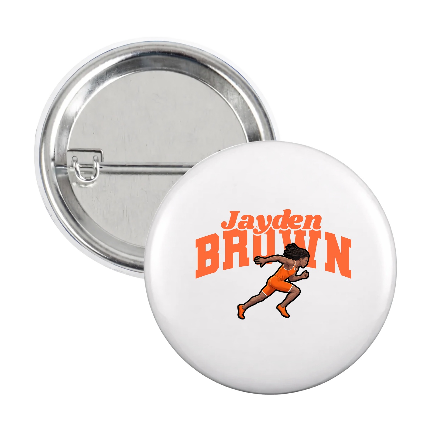 Game Day Button — Signature Arch in White