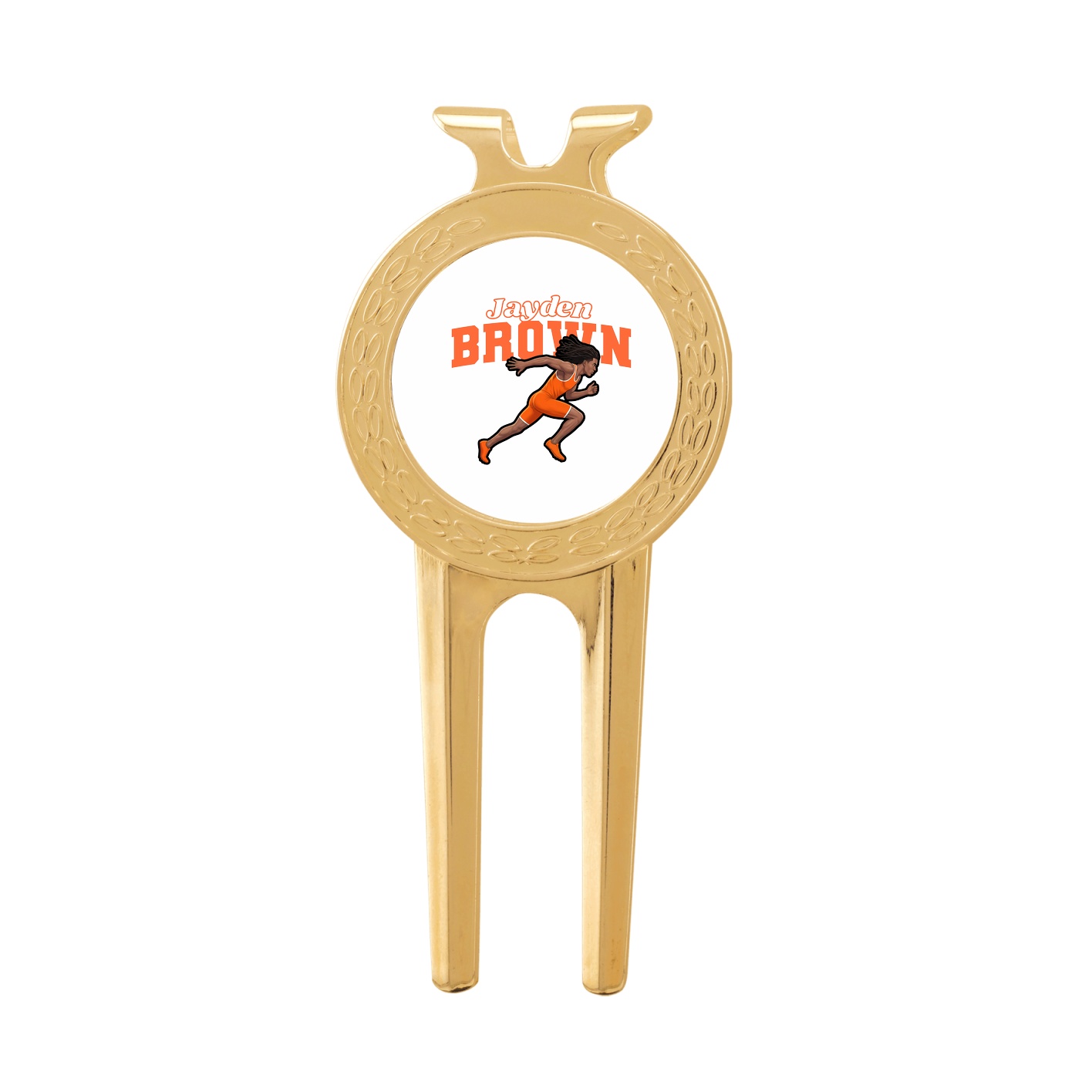 Divot Tool with Ball Marker — Name Arch in Classic