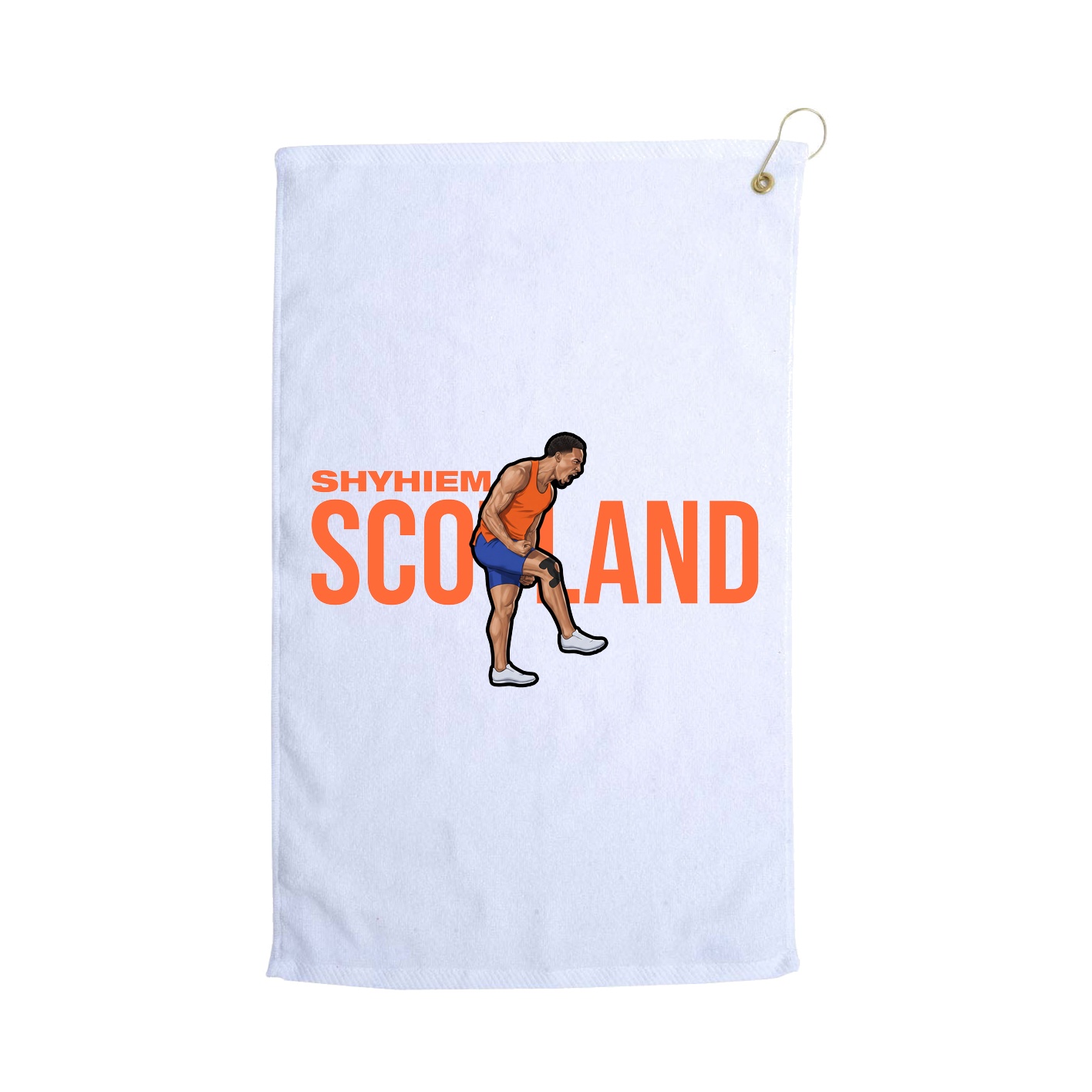 Golf Towel — Player Name in White