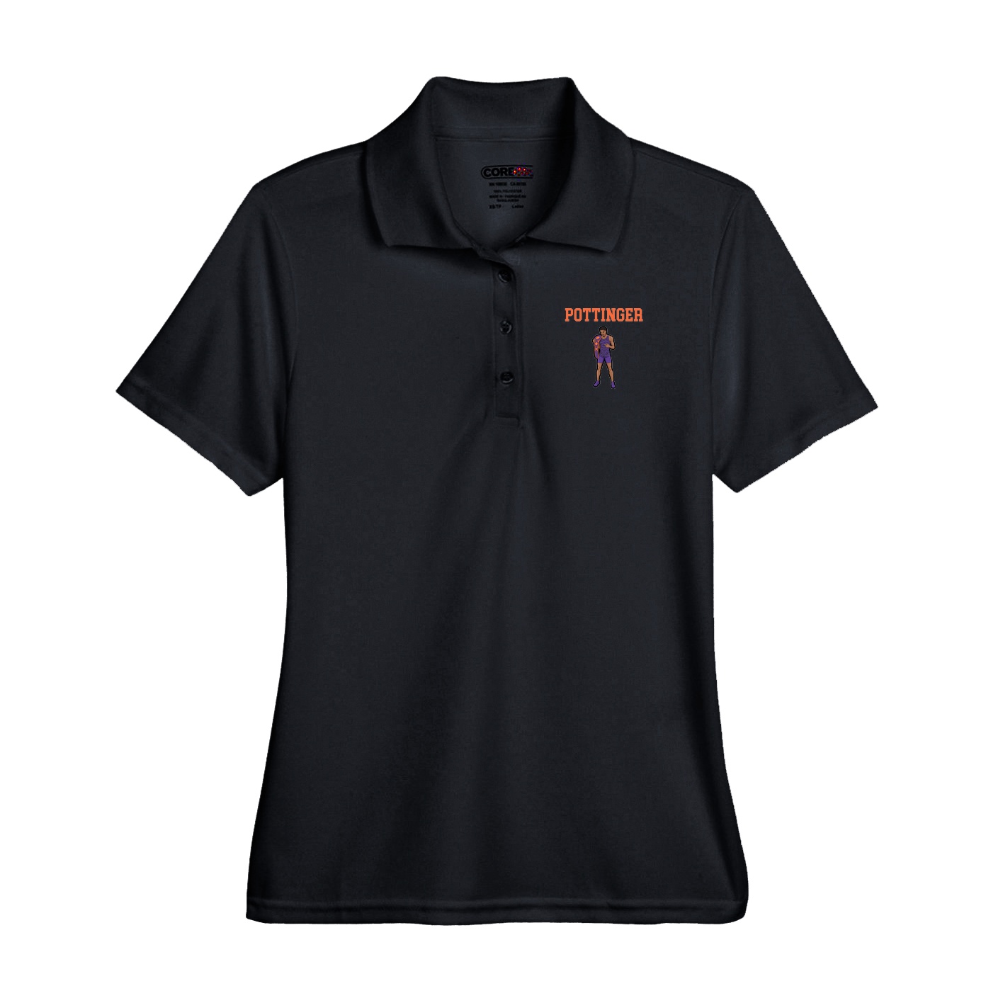 Performance Polo — Shirsey in Black