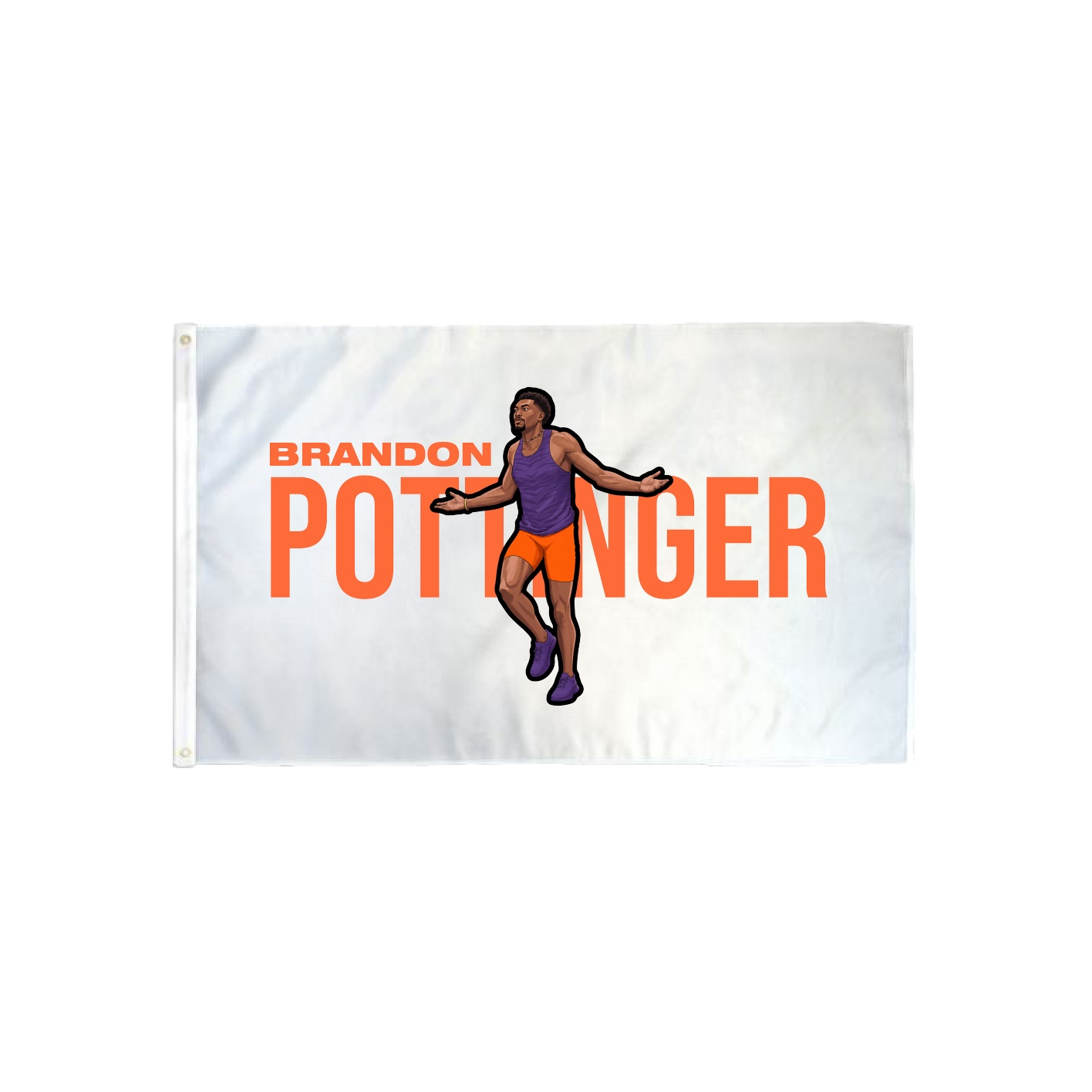 3x5 Flag — Player Name in Classic