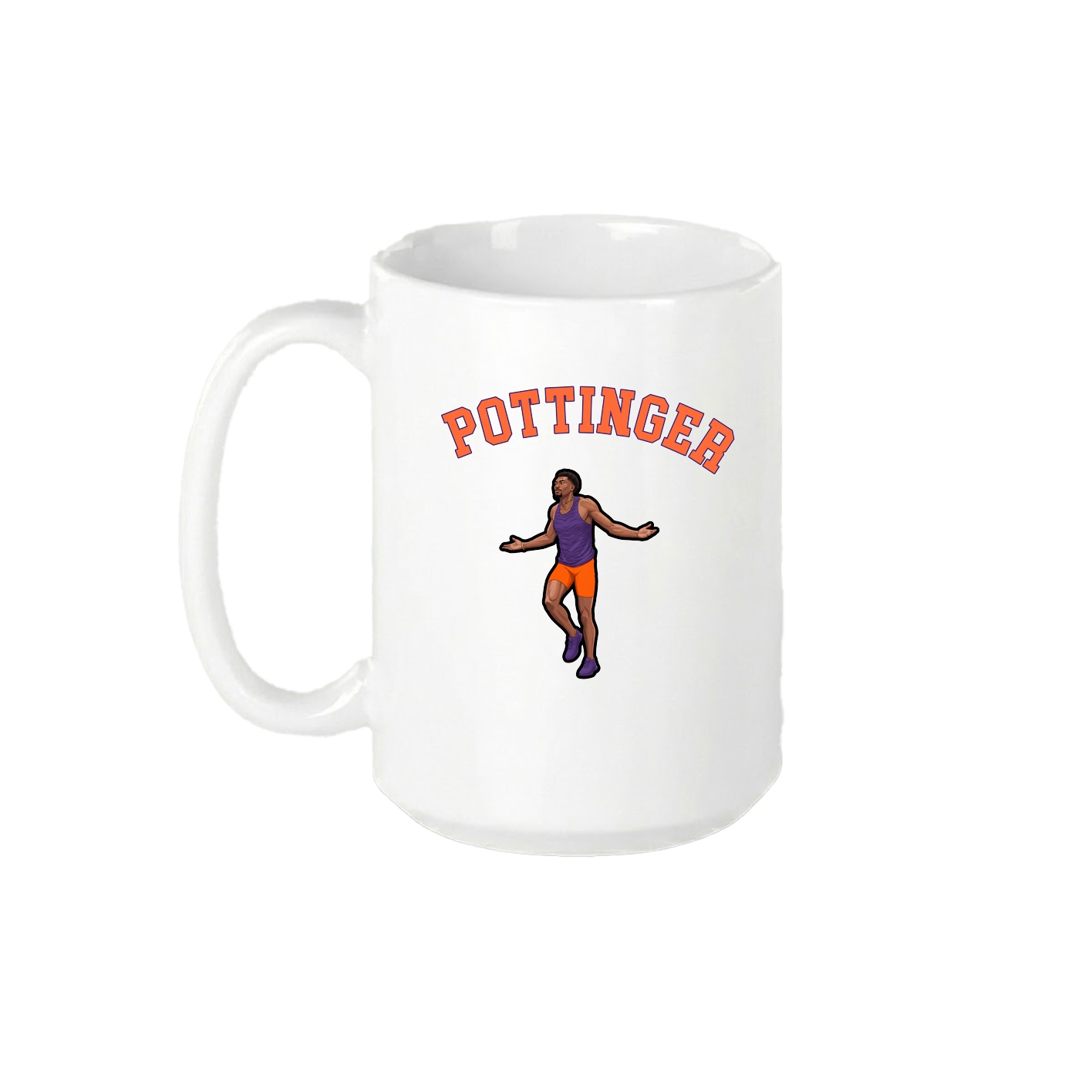 15oz Coffee Mug — Shirsey Arch in White