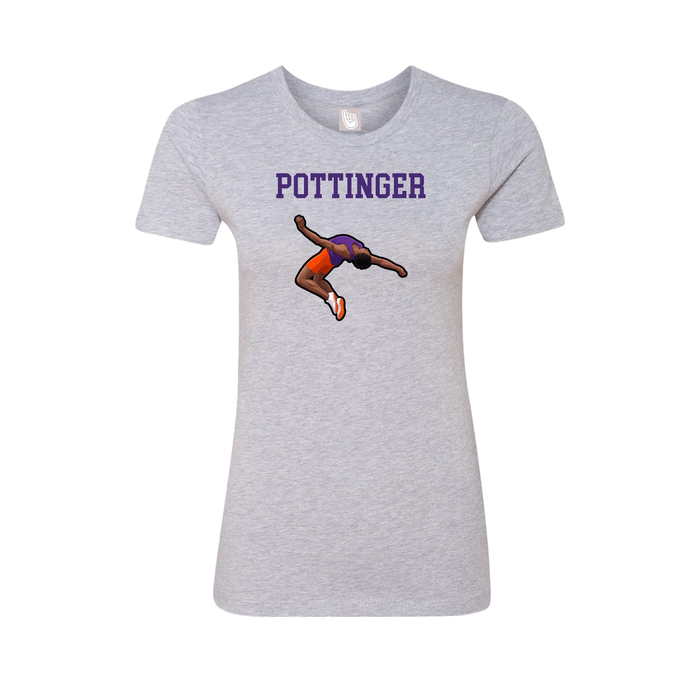 Fitted Women's Tee — Shirsey in Grey
