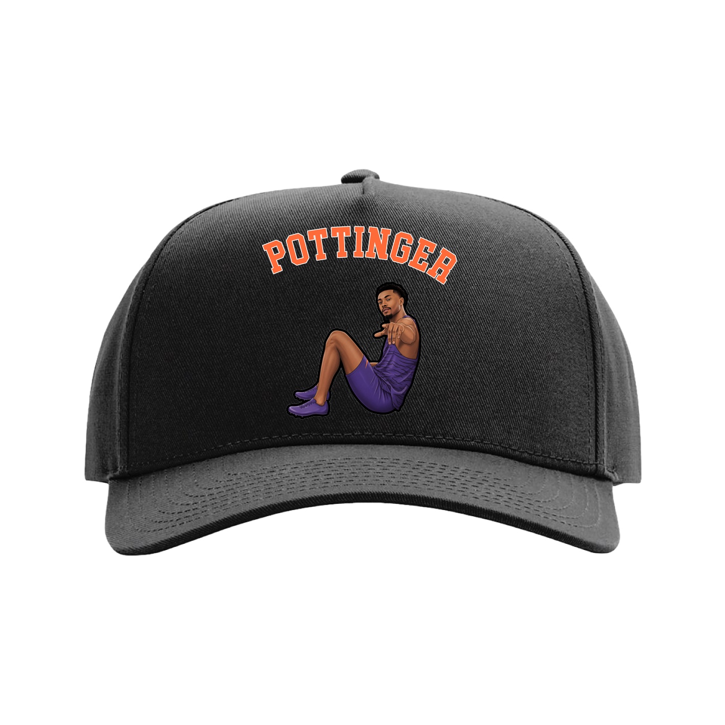 Full Fabric Five-Panel Champ Cap