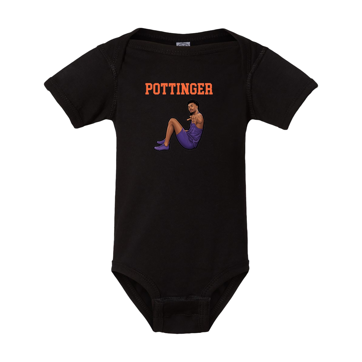 Baby Onesie — Shirsey in Black