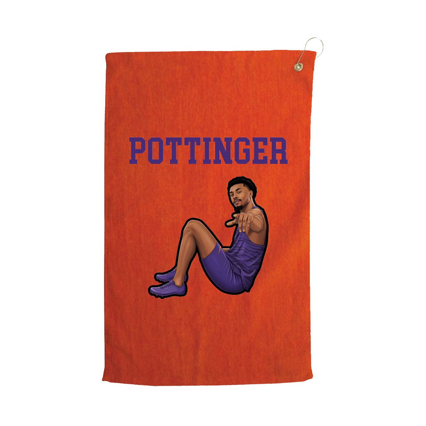 Golf Towel — Shirsey in Orange