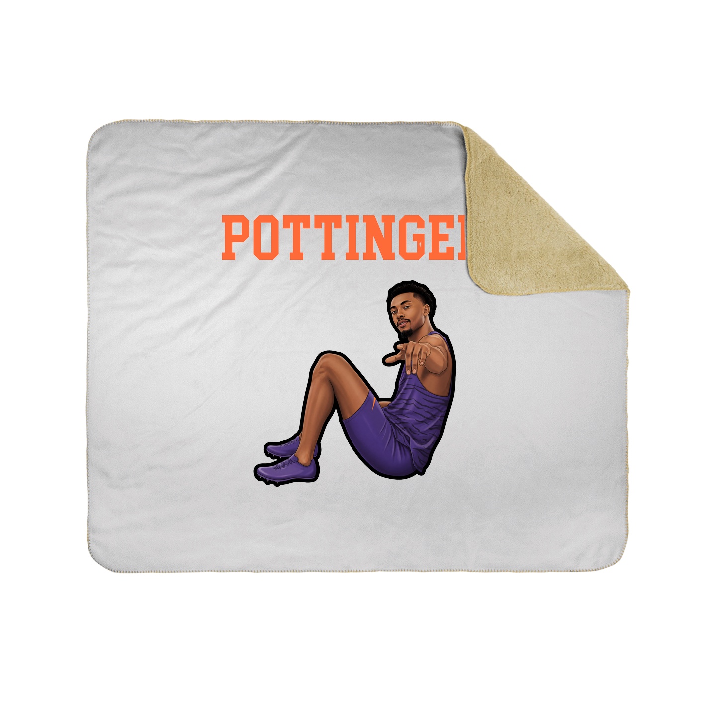 Throw Blanket — Shirsey in White