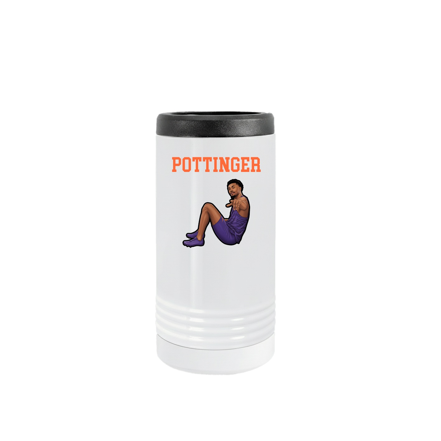Slim Beverage Holder — Shirsey in White