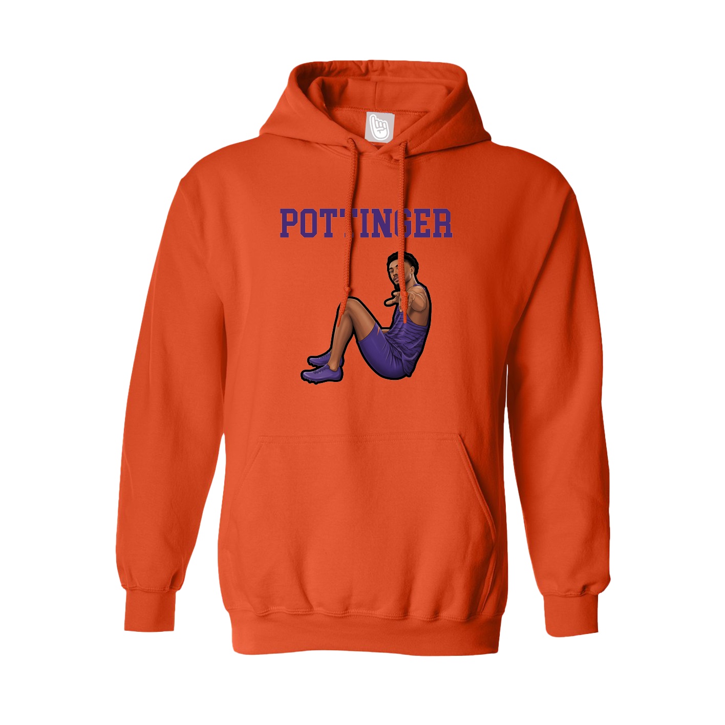 Hoodie — Shirsey in Orange