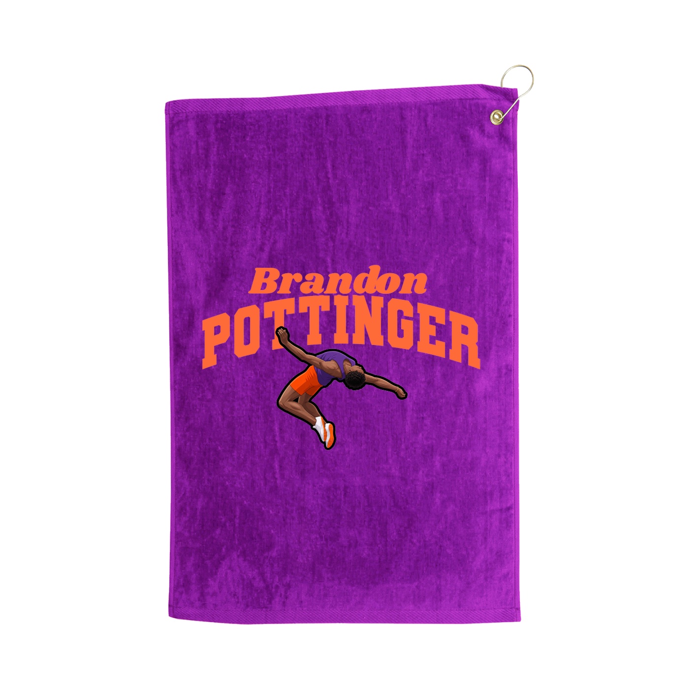 Golf Towel — Signature Arch in Purple