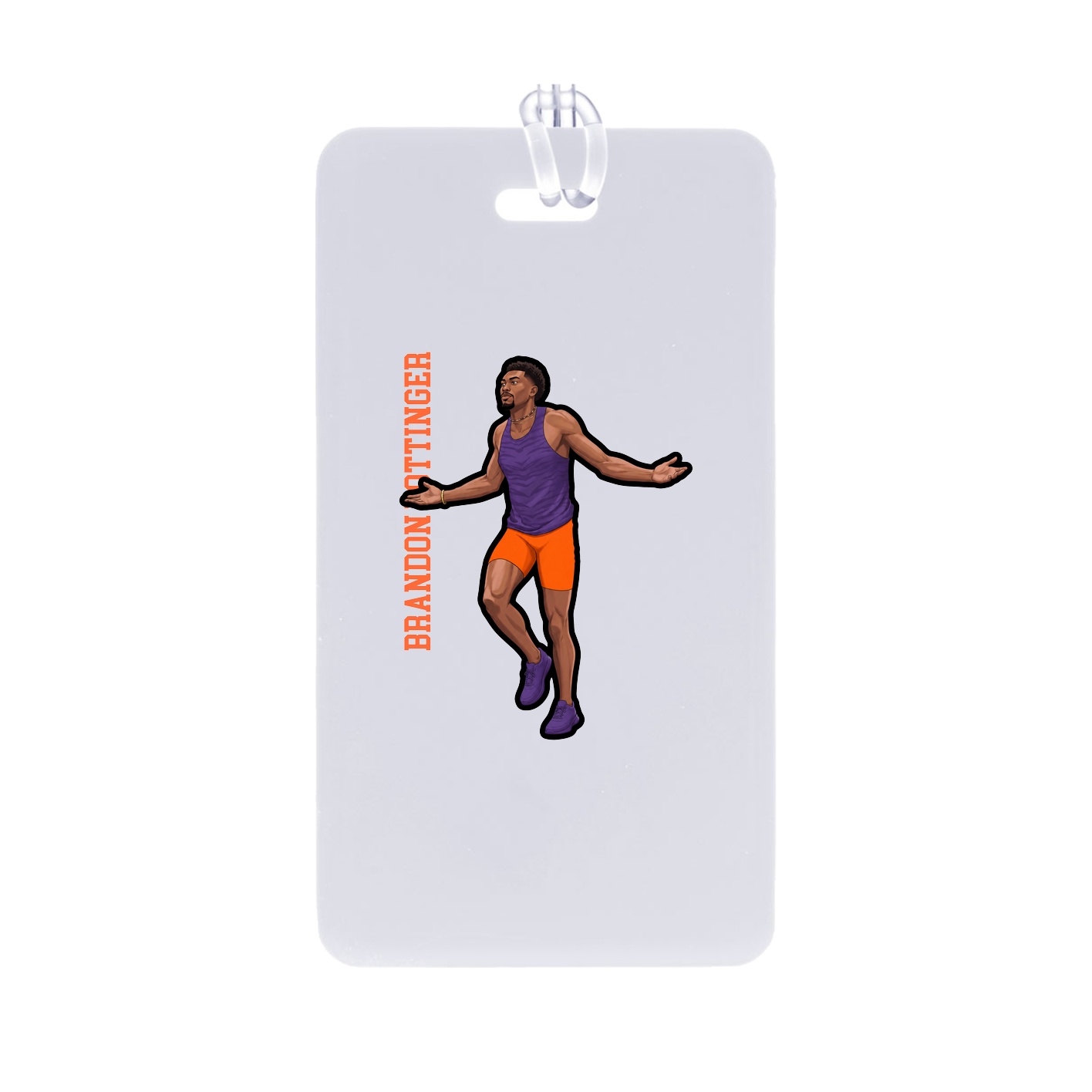 Bag Tag — Name Vertical in Classic