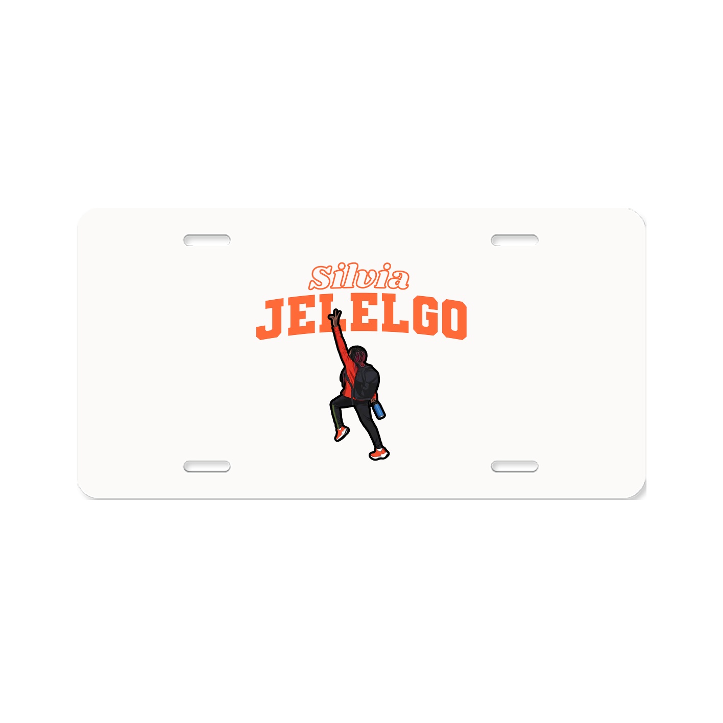 License Plate — Name Arch in Classic