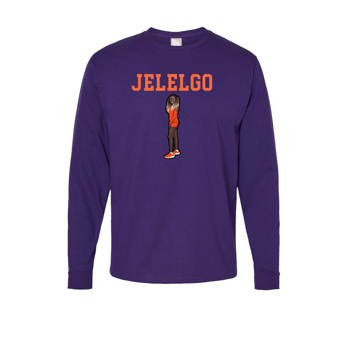 Long Sleeve Tee — Shirsey in Purple