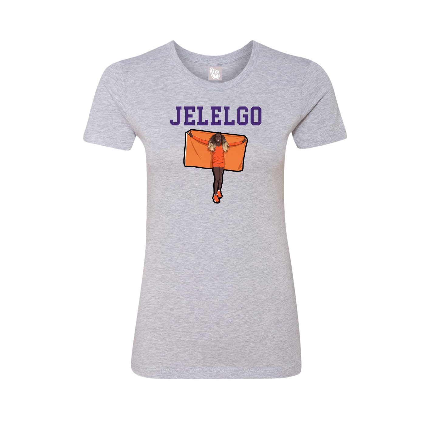 Fitted Women's Tee — Shirsey in Grey