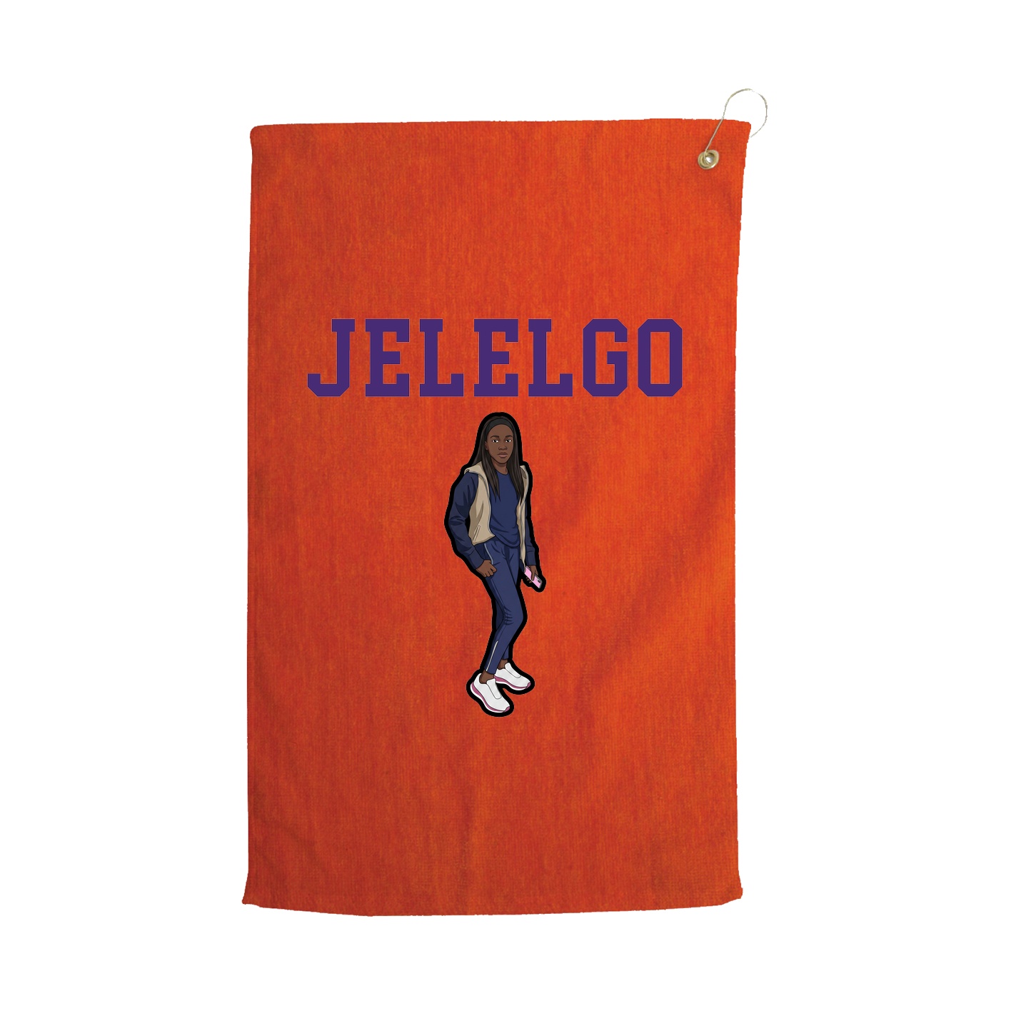 Golf Towel — Shirsey in Orange
