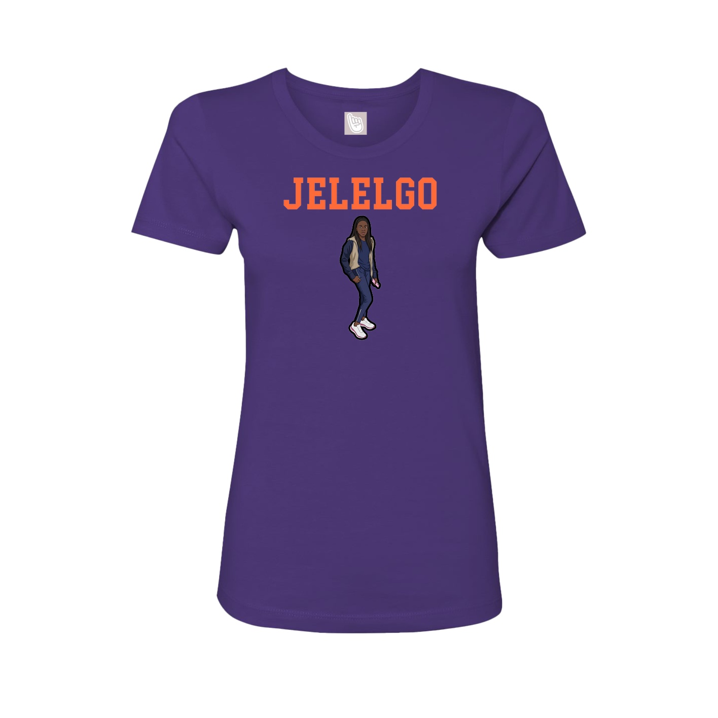 Fitted Women's Tee — Shirsey in Purple