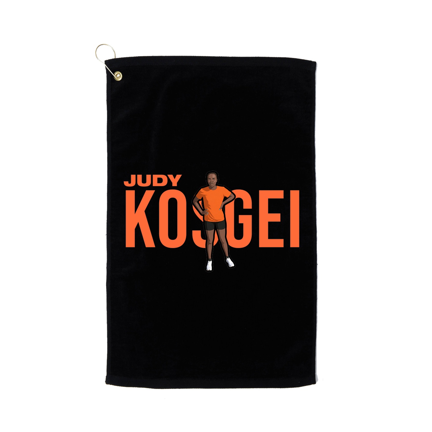 Golf Towel — Player Name in Black