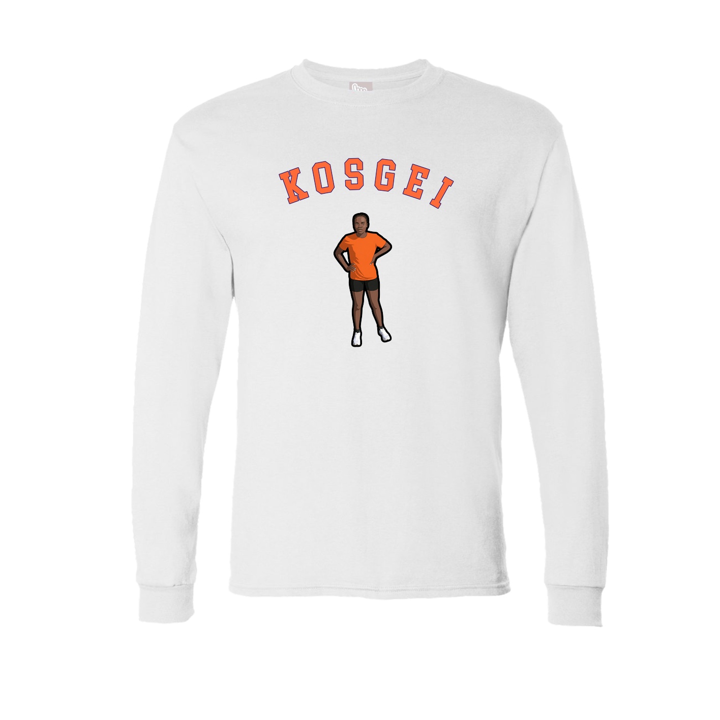 Long Sleeve Tee — Shirsey Arch in White