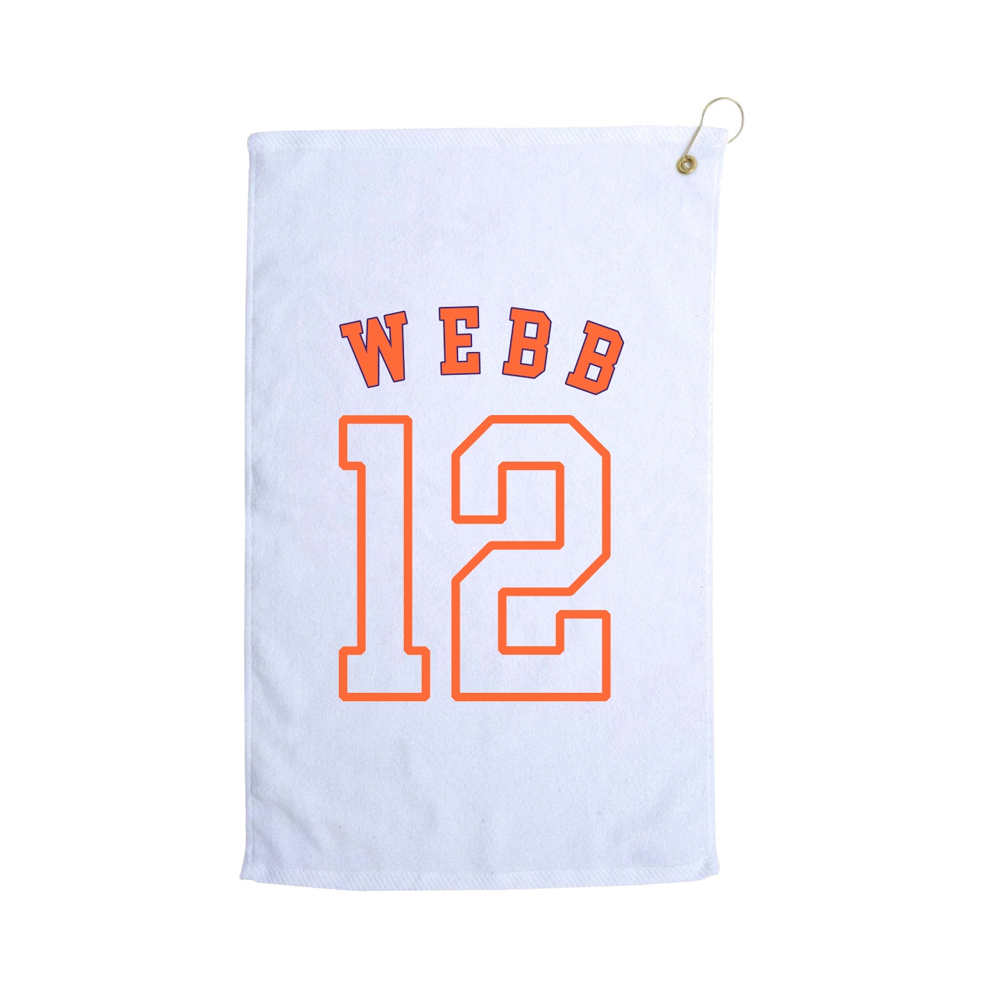 Golf Towel — Shirsey Arch in White