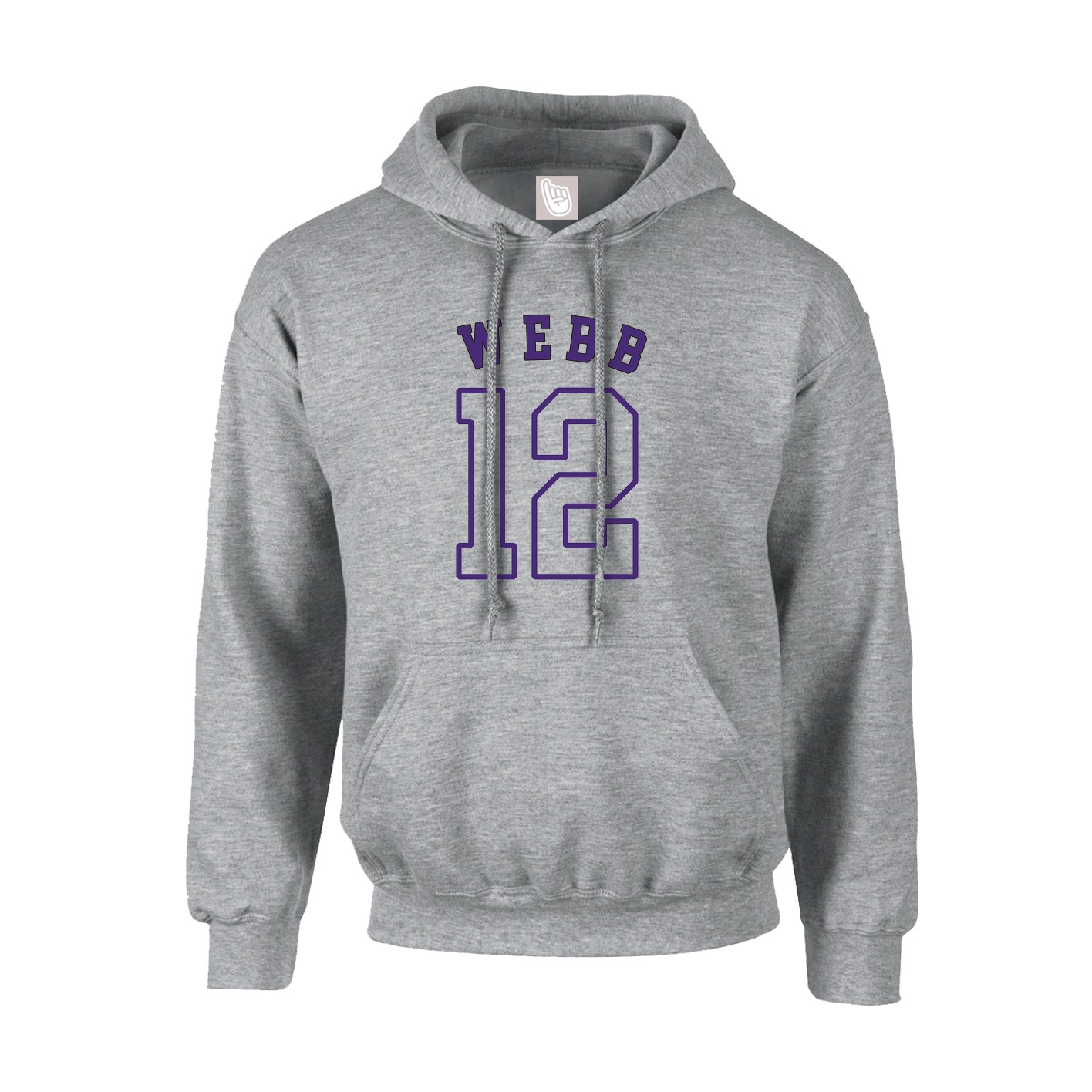 Youth Hoodie — Shirsey Arch in Grey