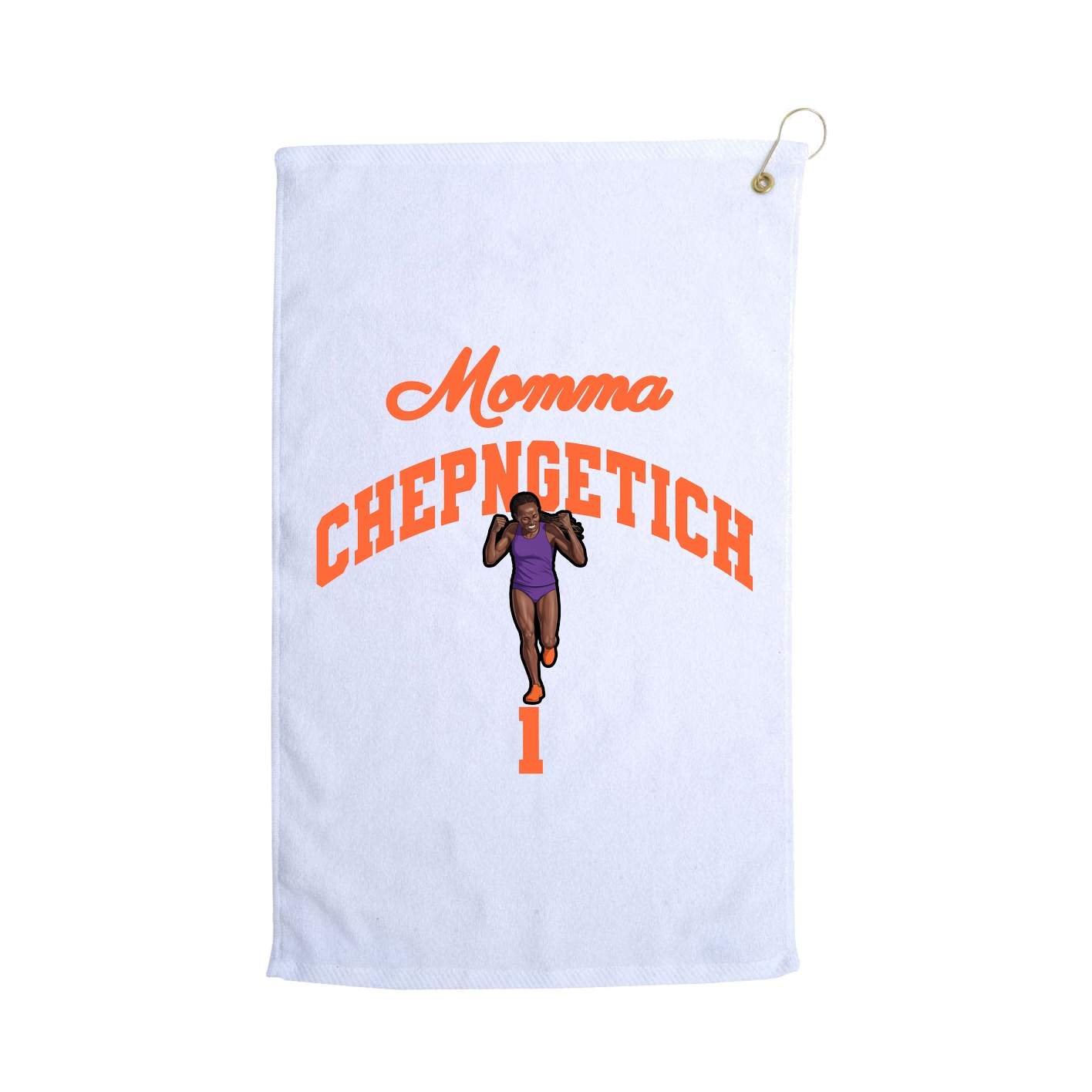 Golf Towel — Mothers Day Arch in White