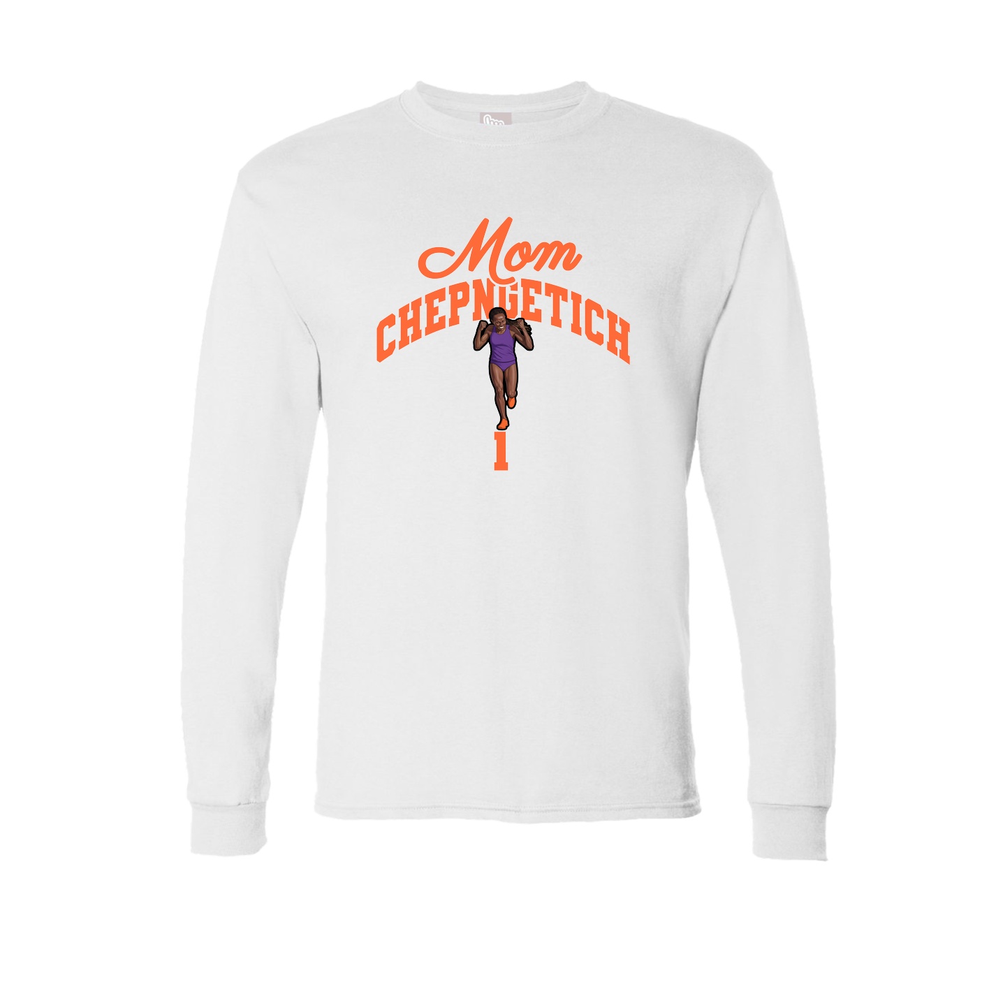 Long Sleeve Tee — Mothers Day Arch in White