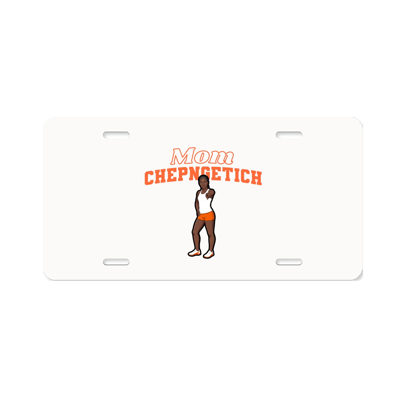 License Plate — Mothers Day Block in Classic