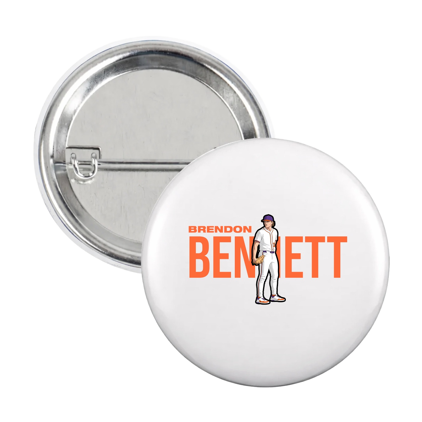 Game Day Button — Player Name in White