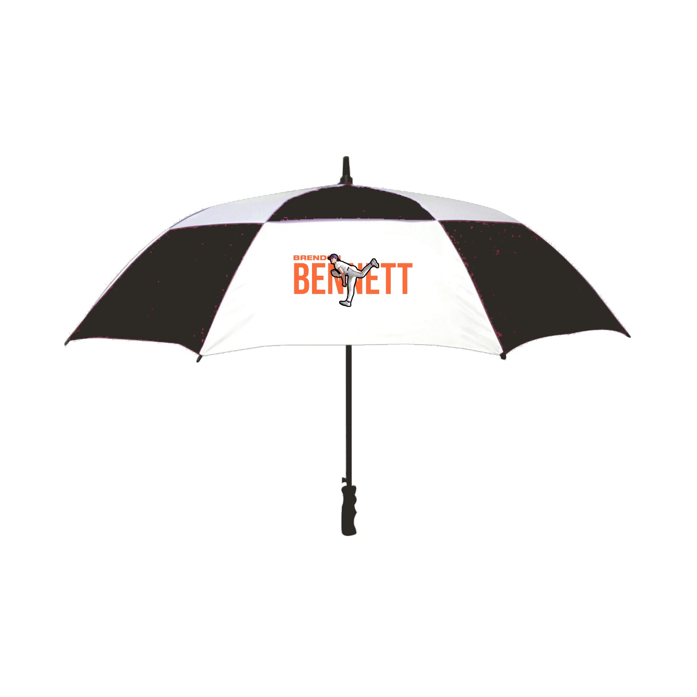 Golf Umbrella — Player Name in Black