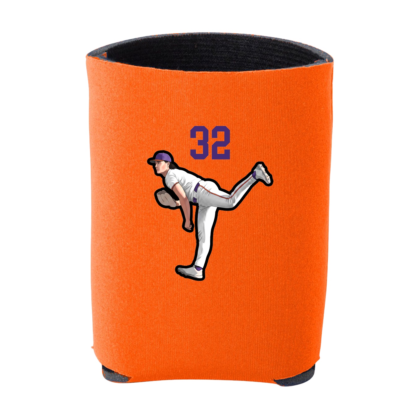 Can Holder — Number Top in Orange