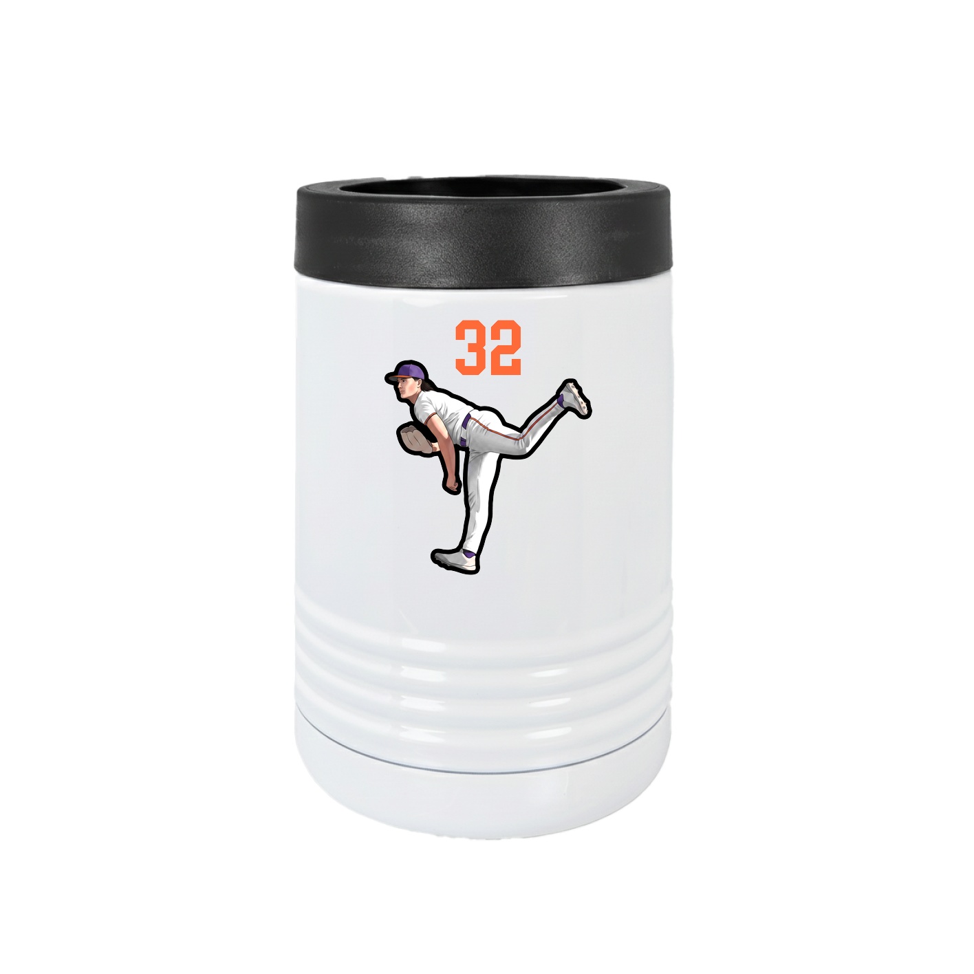 Beverage Holder — Number Top in White