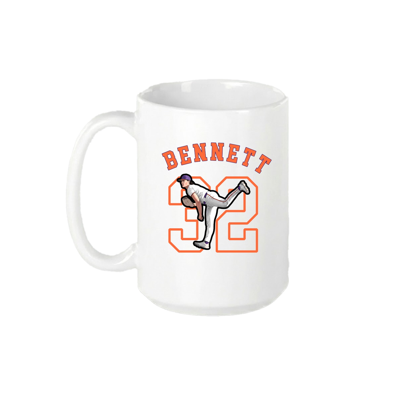 15oz Coffee Mug — Shirsey Arch in White