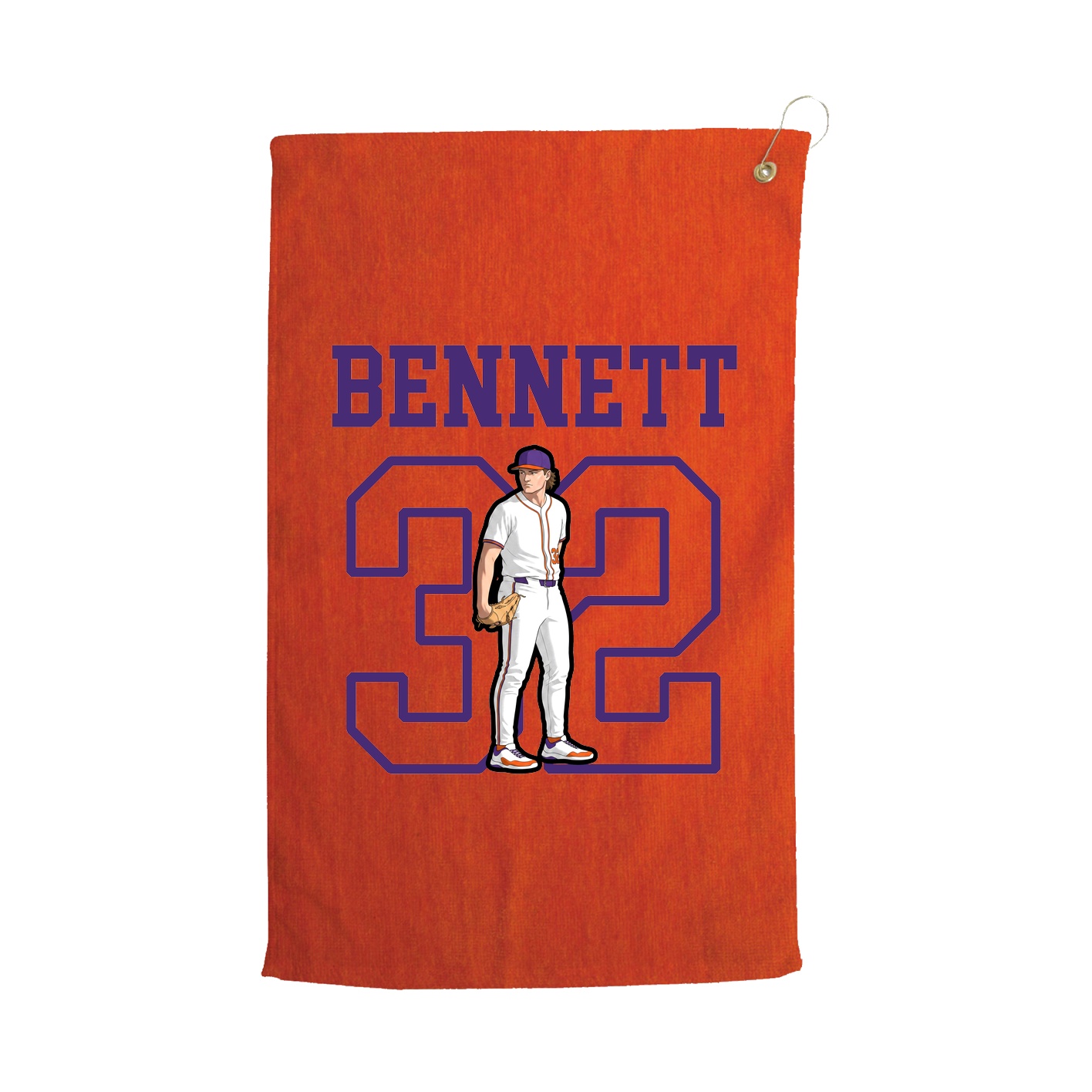 Golf Towel — Shirsey in Orange