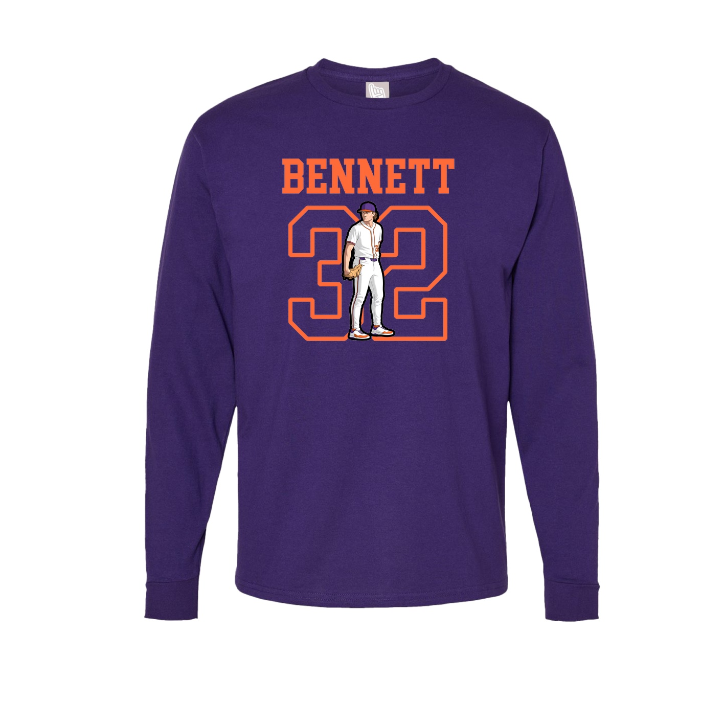 Long Sleeve Tee — Shirsey in Purple