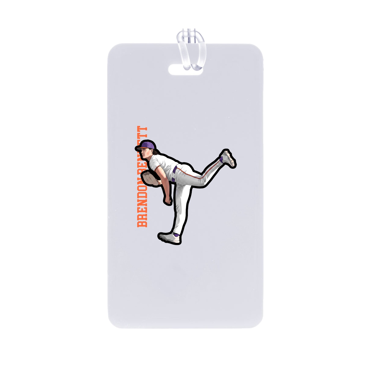 Bag Tag — Name Vertical in Classic