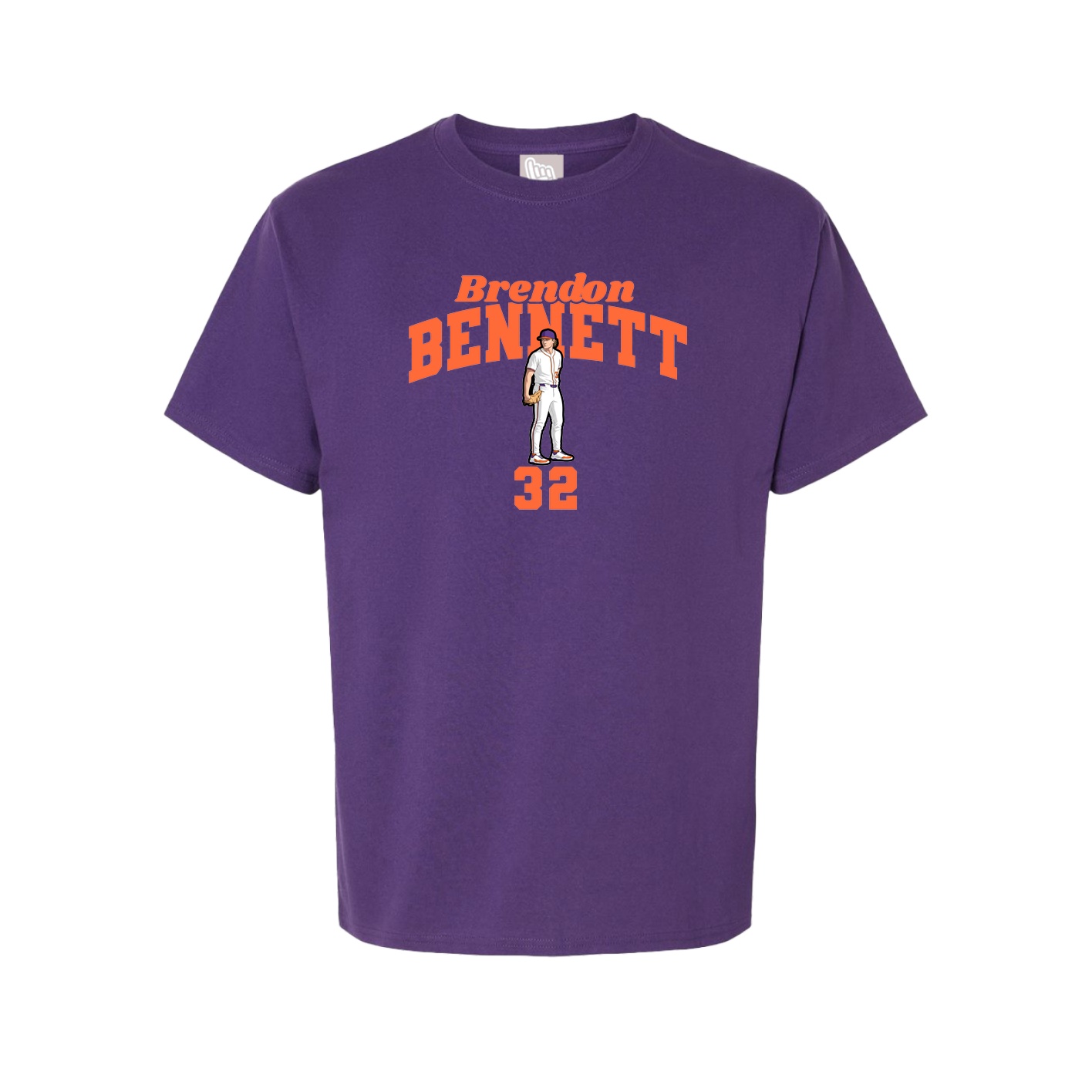 Youth Tee — Signature Arch in Purple