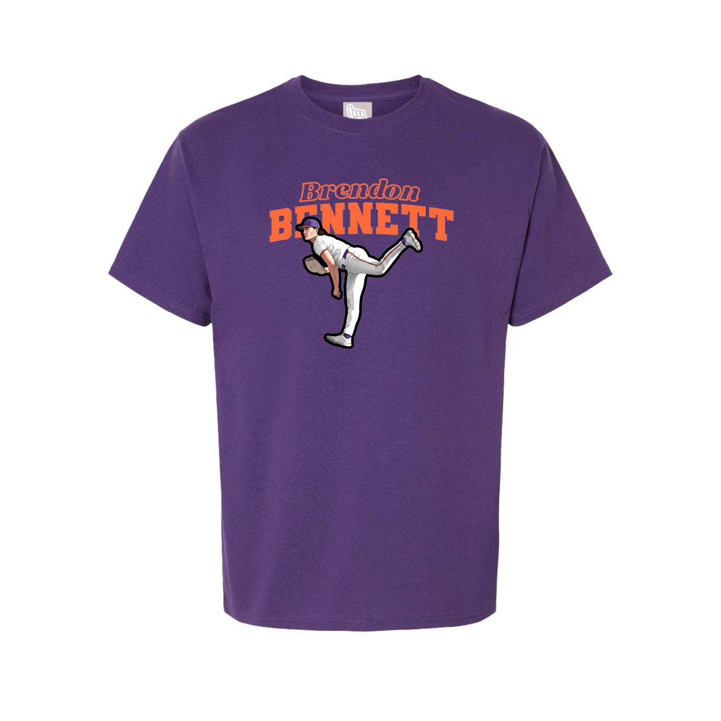Tee — Name Arch in Purple