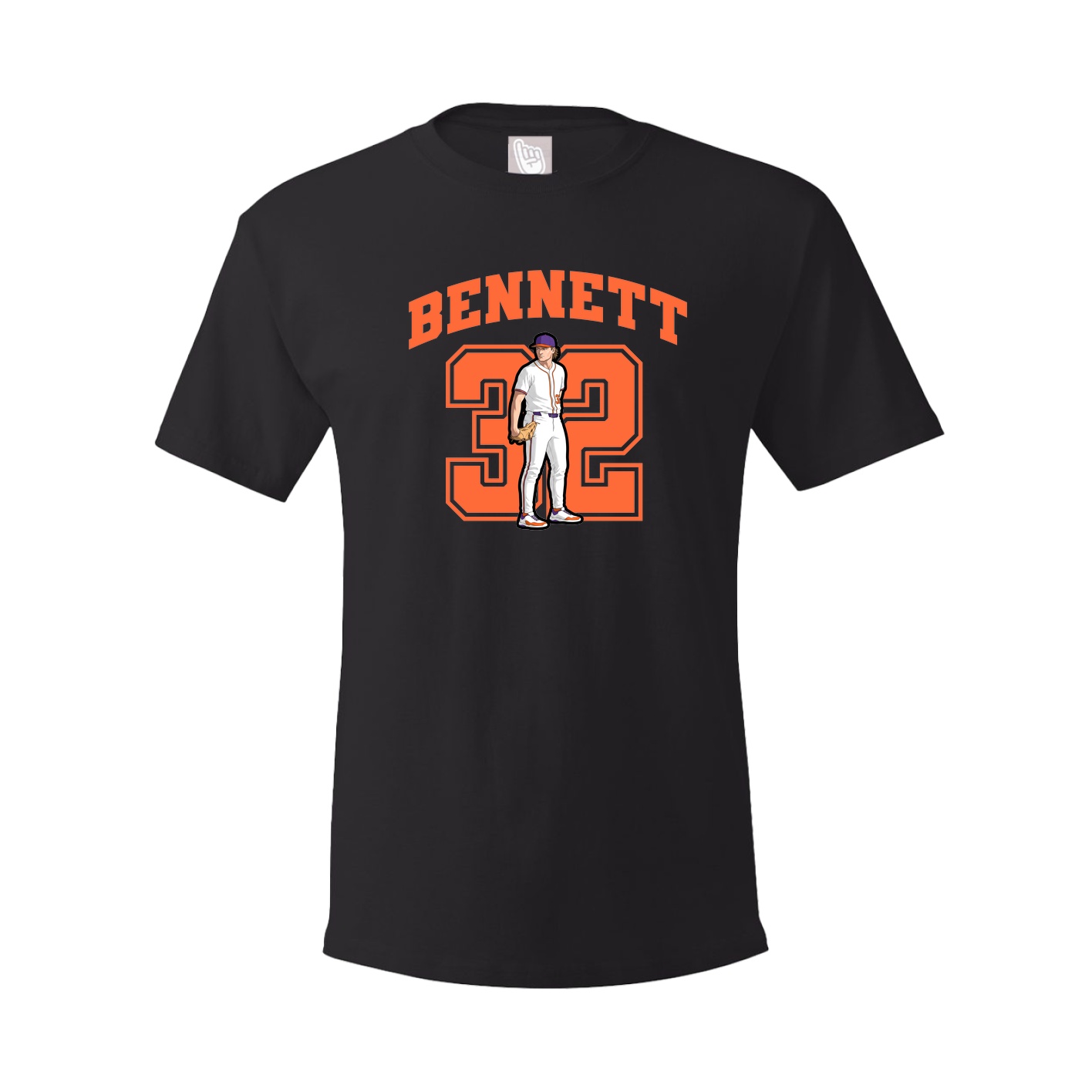 Youth Tee — Number in Black