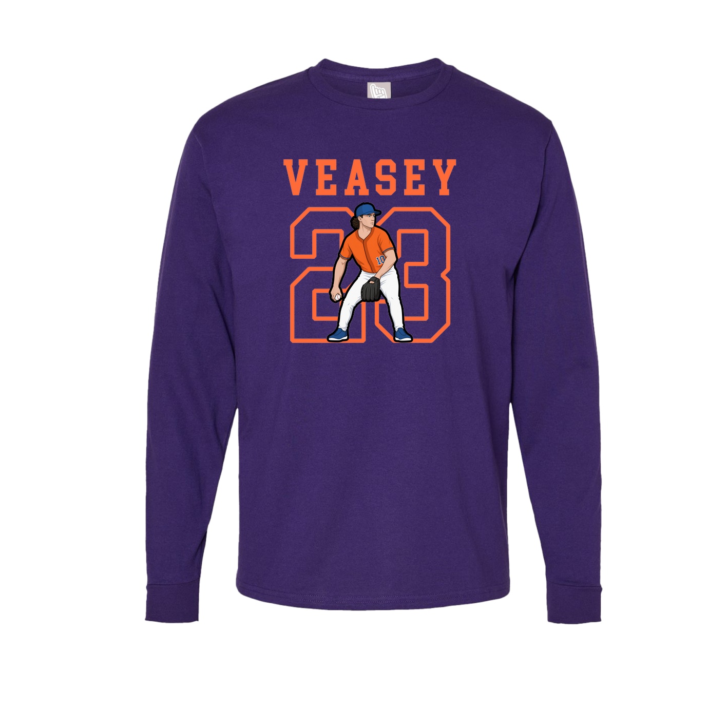 Long Sleeve Tee — Shirsey in Purple