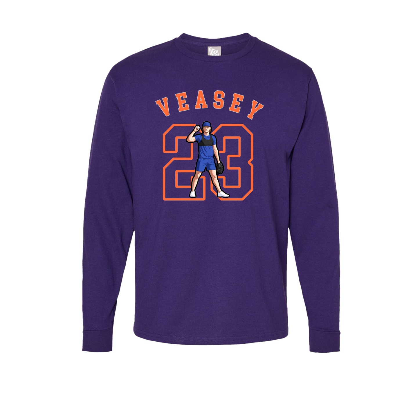 Long Sleeve Tee — Shirsey Arch in Purple