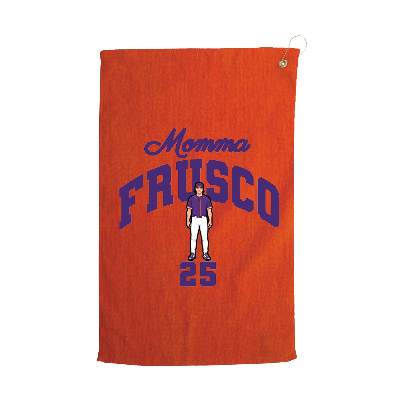 Golf Towel — Mothers Day Arch in Orange