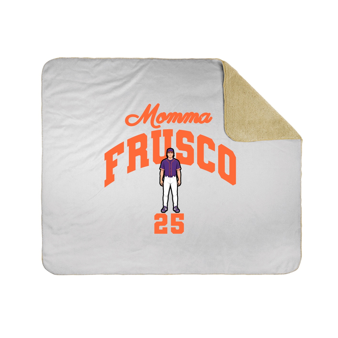 Throw Blanket — Mothers Day Arch in White