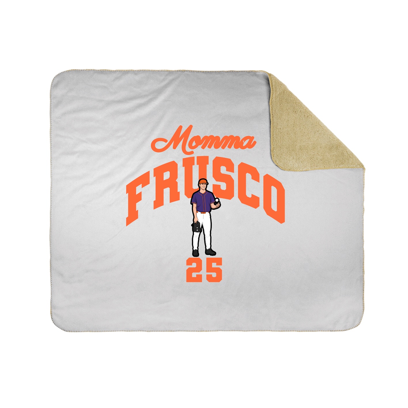 Throw Blanket — Mothers Day Arch in White